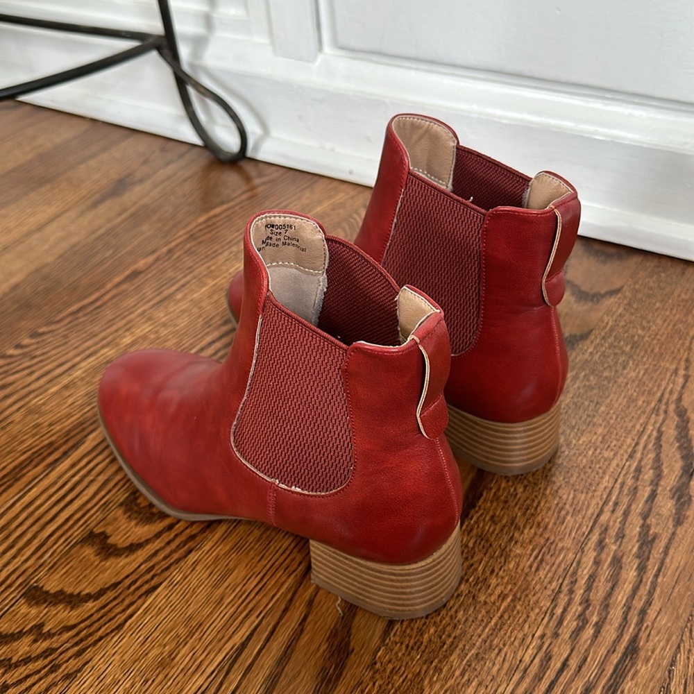 Red Booties - Picture 3 of 3